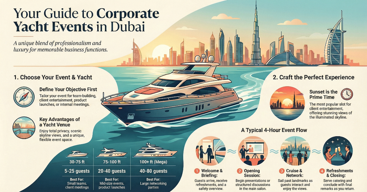 Corporate Yacht Event for team building 